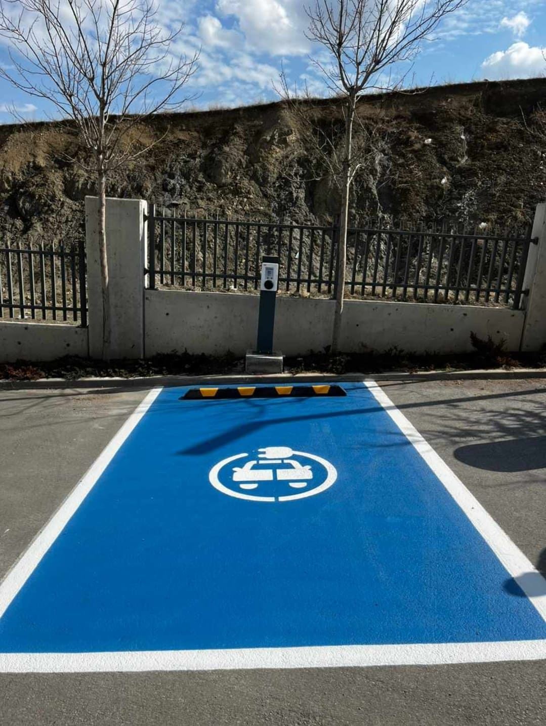 Elektrikli Şarj Alanı Boyama uygulama örneği